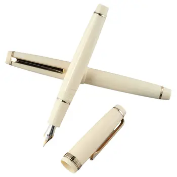 2шт Ручка для письма из смолы Креативные ручки с чернилами цвета Слоновой кости Офисные