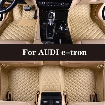 Автомобильный коврик из натуральной кожи с полным покрытием для AUDI e-tron 2019-2021 (модельный год), Аксессуары для салона автомобиля