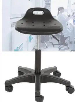 Антистатический экспериментальный барный стул из полиуретана, мастерская без пыли, сборочный конвейер фабрики электроники, медицинская школа, подъемный стул