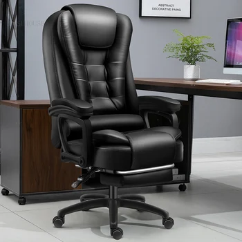 Современные легкие офисные кресла класса люкс С подъемником для офисной мебели, Вращающееся кресло босса с откидной спинкой, Удобный подлокотник, Компьютерное кресло со спинкой