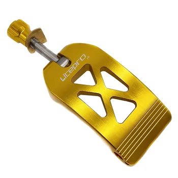 Litepro Складной Велосипедный подседельный штырь из сплава, Сверхлегкий быстроразъемный стержень, трубка для велосипедной головки, Быстроразъемный сальник для золота 412 K3
