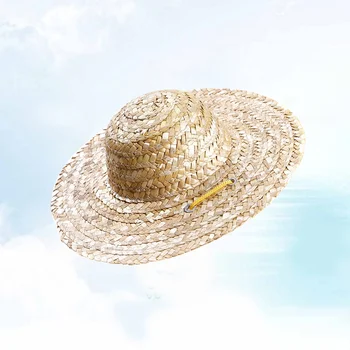 пляжная шляпа с хвостом, регулируемая шляпа, маленькая бейсболка, щенячья шляпа от солнца, кепка-ведро, солнцезащитные шляпы для мелких домашних животных (размер)