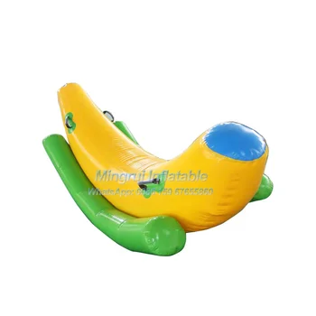 Надувные плавающие качели-банан, буксируемая водная игрушка размером 1,2 х 3,4 м, качалка для воды для детей