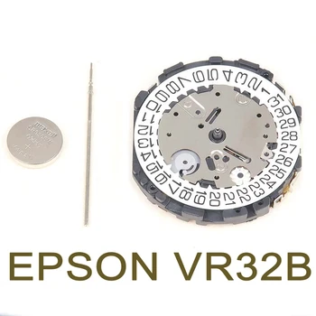 Японский оригинальный механизм VR32 кварцевый механизм VR32B VR32A с тремя точками и шестью стрелками аксессуары для часов