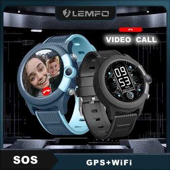 LEMFO D36 Детские часы для девочек и мальчиков HD камера Смарт-часы GPS трекер Детские видеозвонки 4G Электронный монитор ограждения SOS Умные часы