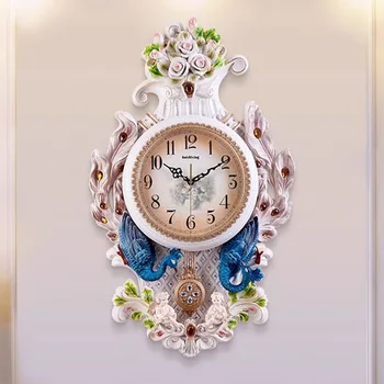 Ретро Цифровые настенные часы Nordic Бесплатная доставка, большие бесшумные настенные часы с кварцевым механизмом, художественное оформление Relogio De Parede
