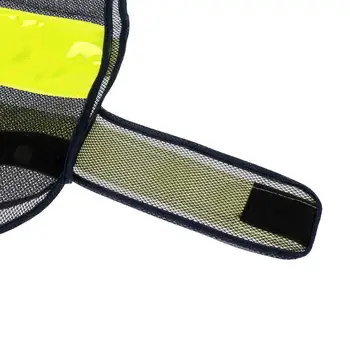 2 жилета повышенной видимости, жилет безопасности со светоотражающими полосками цвета лайма