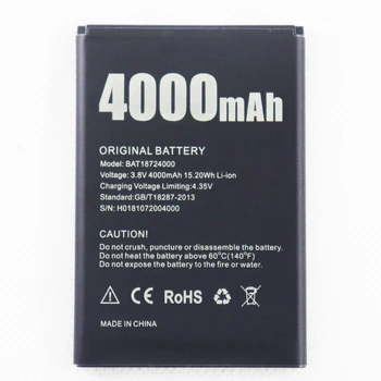 Аккумулятор телефона ISUNOO 4000 мАч для Doogee X70 BAT18724000 Batterie