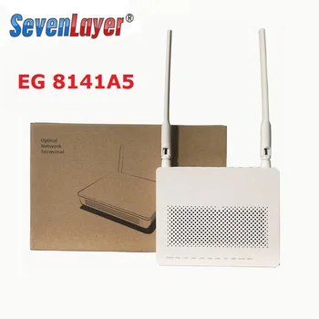 GPON onu новый маленький размер echolife eg8141a5 1GE + 3FE + 1USB + 1TEL + Wifi антенна 5DBI английская прошивка модема