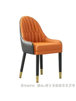 Обеденный стул из массива дерева в скандинавском стиле, Легкий, роскошный, комфортабельный Обеденный стол и стул высокого класса, Минималистский Ресторан отеля