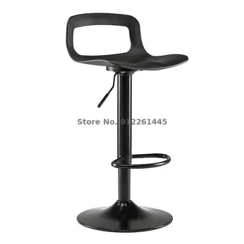 Барный стул современный стул простой вращающийся барный стул Скандинавский черно-белый подъемный стульчик для кормления на стойке регистрации