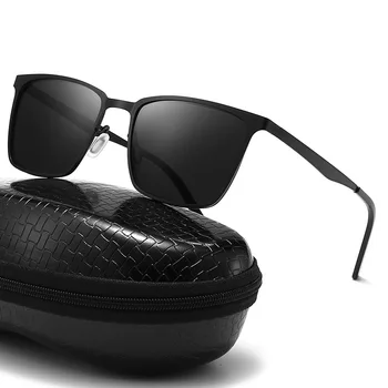 Модные Классические Поляризованные Солнцезащитные Очки Фирменный Дизайн Мужчины Женщины Для Вождения В Квадратной Оправе Солнцезащитные Очки Мужские Gafas De Sol UV400