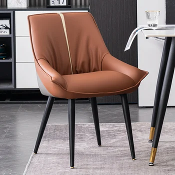 Современные кухонные обеденные стулья Nordic Vanity Эргономичные офисные обеденные стулья Отличительного дизайна Sillas Comedor Home Furniture SR50DC