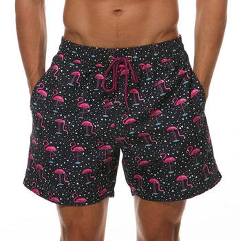 Летние мужские пляжные шорты, дышащие Свободные повседневные спортивные шорты, четверть брюк, Приморские большие штаны, плавки
