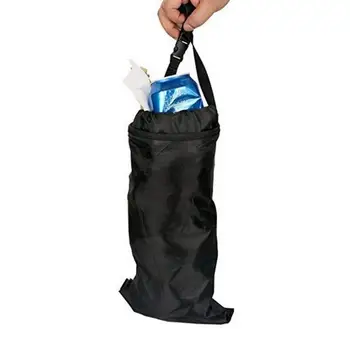 Автомобильный мусорный бак Универсальная сумка для хранения Зонтика Мусорный бак для автомобиля из ткани Оксфорд, Переносной мешок для мусора внутри автомобиля