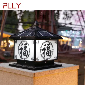 Уличная солнечная лампа PLLY LED Creative Chinese Pillar Lighting Водонепроницаемая IP65 для дома, виллы, двора, веранды