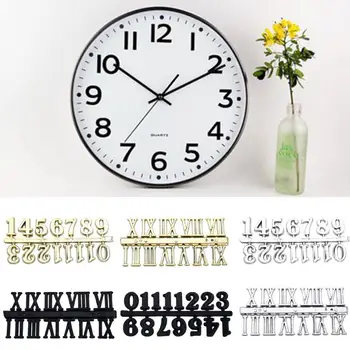 1 Комплект домашних современных часов С цифрами, Кварцевые часы с цифрами, Аксессуары, Арабские Римские цифры, Детали для часов, Цифровые Инструменты для ремонта