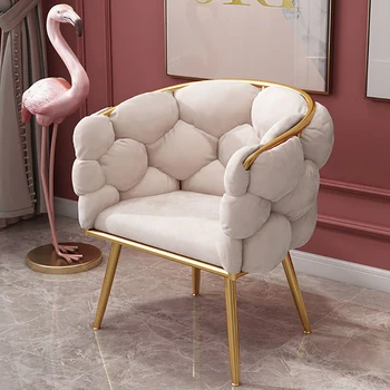 Скандинавский Одноместный диван для отдыха, Дизайнерское кресло, Маникюрный салон, кресло для макияжа, Расслабляющая мебель sillas para comedor для кухни HY