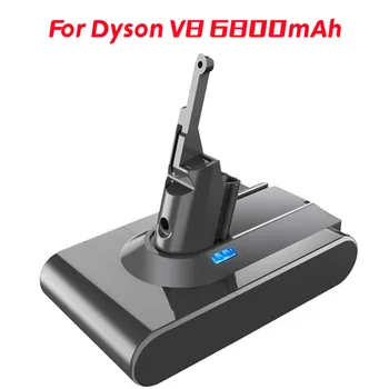Замена Батареи Dyson V8 6800 мАч 21,6 В Литиевая Батарея для Абсолютного Беспроводного Ручного Пылесоса Dyson V8 Fluffy Vacuum