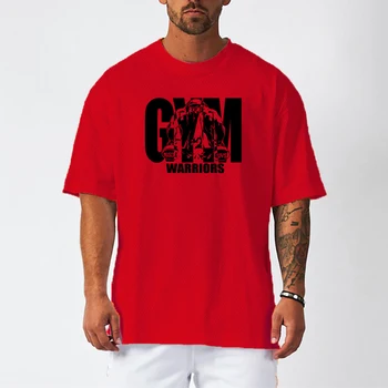 Мужская дышащая быстросохнущая футболка с короткими рукавами, летний свободный топ для бега, впитывающий пот