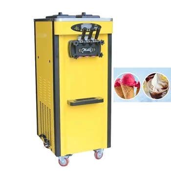 Высококачественная коммерческая машина для производства мороженого с тремя вкусами, мощная машина для производства замороженного йогурта