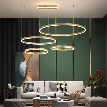 Светодиодная художественная люстра Подвесной светильник Освещает декор комнаты Современный дом, гостиную для столовой, подвесное освещение в помещении, кухонные принадлежности