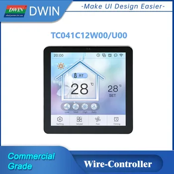Dwin 4,1-Дюймовые Проводные Контроллеры WIFI Термостат 720 *720 IPS-TFT-LCD Экран RS485 Встроенная Емкостная Сенсорная Панель С Полным Ламинированием