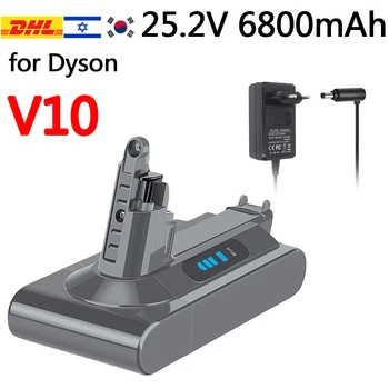 Новый Dyson SV12 6800mAh 100Wh Сменный аккумулятор для Dyson V10 battery V10 Absolute Fluffy cyclone V10 Зарядное устройство