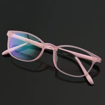 Детские овальные очки с синим затемнением для девочек-подростков, оптическая оправа TR90, очки по индивидуальному рецепту, очки для чтения.