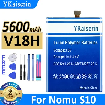 5600 мАч YKaiserin Аккумулятор V18H Для Мобильного Телефона Nomu S10 Batteria