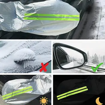 Солнцезащитный чехол для автомобиля, складной водостойкий солнцезащитный чехол для ветрового стекла автомобиля, защита от замерзания, теплоизоляция Зимой