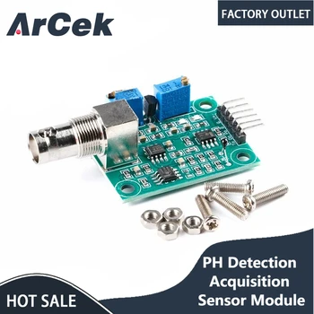 Определение значения PH жидкости Определение регулятора Модуль датчика Контрольный Измеритель Плата тестера PH 0-14 для Arduino