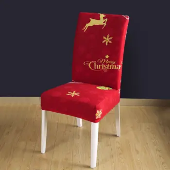 Украшение Рождественского стола, чехлы для сидений для рождественского ресторана Holiday Festival