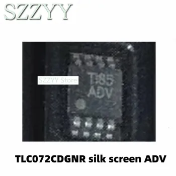 1 ШТ. инструмент TLC072CDGNR универсальный операционный усилитель IC MSOP8 с трафаретной печатью ADV