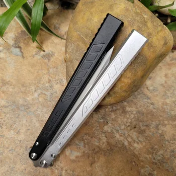 Нож-бабочка TheOne Falcon Balisong с алюминиевой швеллерной ручкой D2 Blade Bushing System