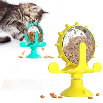 Интерактивное лакомство для домашних животных, Протекающая игрушка для маленьких кошек, Оригинальная Медленная кормушка для собак, Забавное собачье колесо, Товары для домашних животных, Аксессуары, протекающий мяч