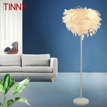 Торшер TINNY Nordic Leaf, современное искусство, Семейная гостиная, спальня, Креативный светодиодный декоративный светильник