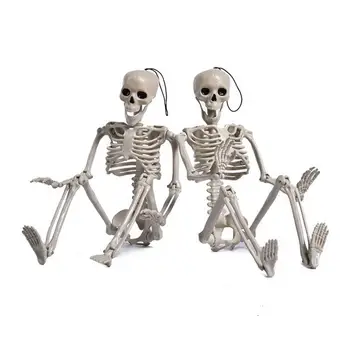 Скелет Дома с привидениями, украшение скелета на Хэллоуин, декор скелета, реквизит Дома с привидениями для внутреннего / наружного Кладбища