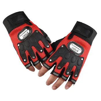 1 пара перчаток без пальцев, мужские перчатки с полупальцами, противоскользящие велосипедные перчатки для занятий спортом на открытом воздухе, перчатки для верховой езды