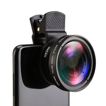 Профессиональный Объектив Камеры телефона 12.5x Macro Camera Photo HD 0.45x Супер Широкоугольный Объектив для Samsung iPhone Всех смартфонов
