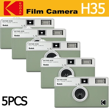 5 шт. Полукадровая камера KODAK EKTAR H35, 35-миллиметровая пленочная камера, многоразовая пленочная камера со вспышкой оптом