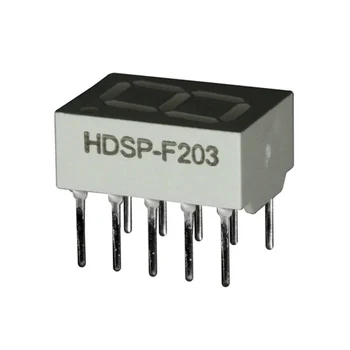 HDSP-F203 Красный 0,4-Дюймовый 7-Сегментный Светодиодный Дисплей Цифровой Ламповый Модуль С Общим Анодом 10 Pin